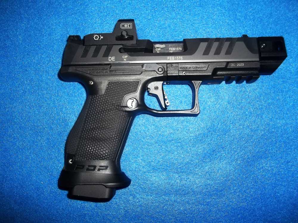 Walther PDP Tactical 9mm w/Threaded Barrel & Compensator & Reflex Sight-img-1