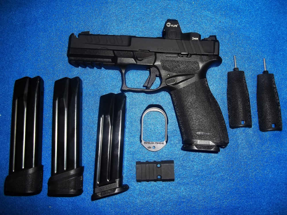 Springfield Echelon 9mm w/two 17rd & Two 15 rd & VLIFE 3 MOA Reflex Sight-img-0
