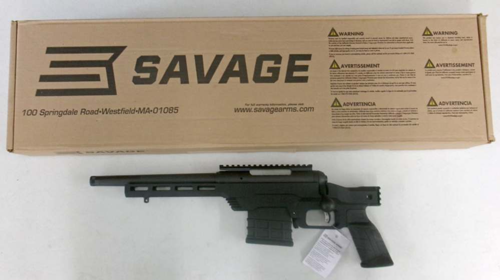 NEW! Savage Model 110 PCS Pistol. 300 AC Blackout cal. Bplt Action. 10 shot-img-0