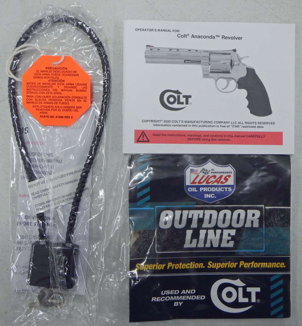 NEW Colt Anaconda 6-inch 44 mag Revolver. 6 shot. Stainless Steel.-img-16