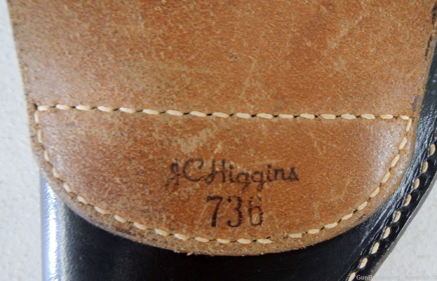 John Higgins Holster marked J.C. Higgins. for Revolvers. Mint Condition!-img-1
