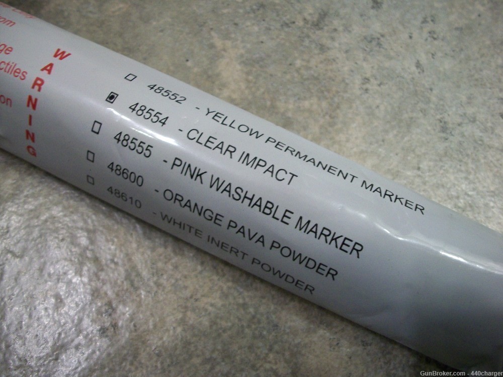 FN 303 launcher clear impact projectiles rounds fnh herstal 303 ammo tube  -img-1
