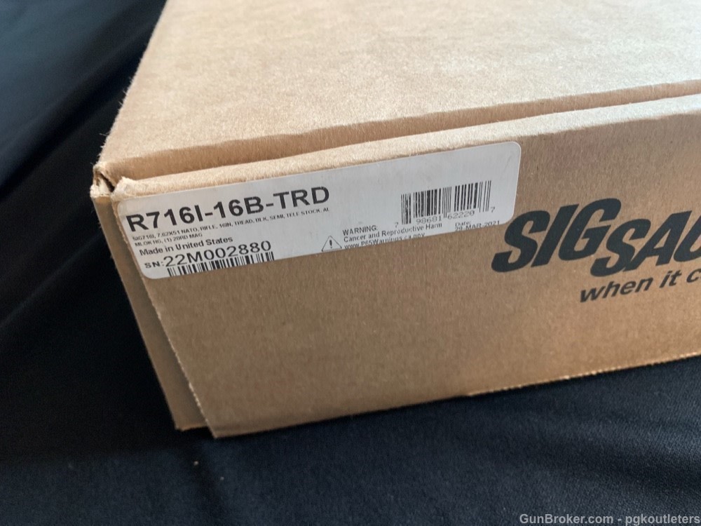 New - Sig Sauer Model 716 Tread, semi auto rifle chambered in 308 Win/7.62 -img-3