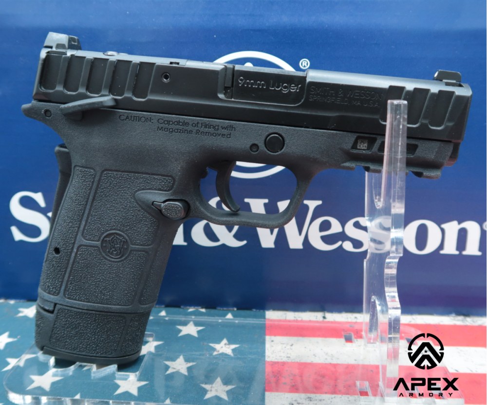 NICE! Smith & Wesson Equalizer TS 9mm Semi-Auto Pistol 3.675" 6 MAGS-img-0