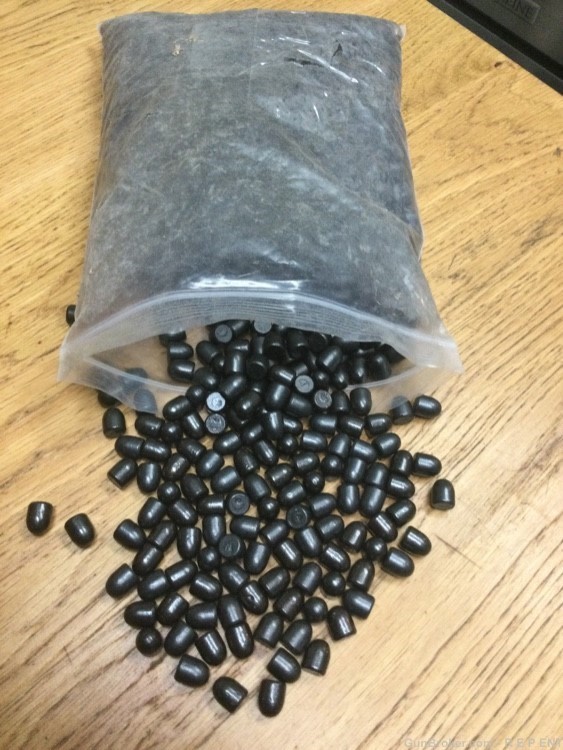  .380 Cal RN 100 Gr Projectiles Black coated QTY 1100-img-0