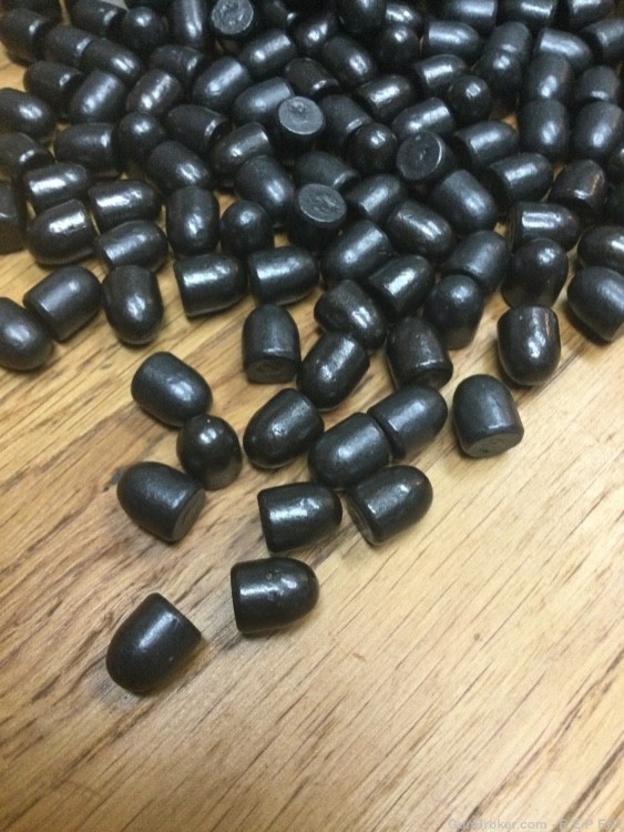  .380 Cal RN 100 Gr Projectiles Black coated QTY 1100-img-1