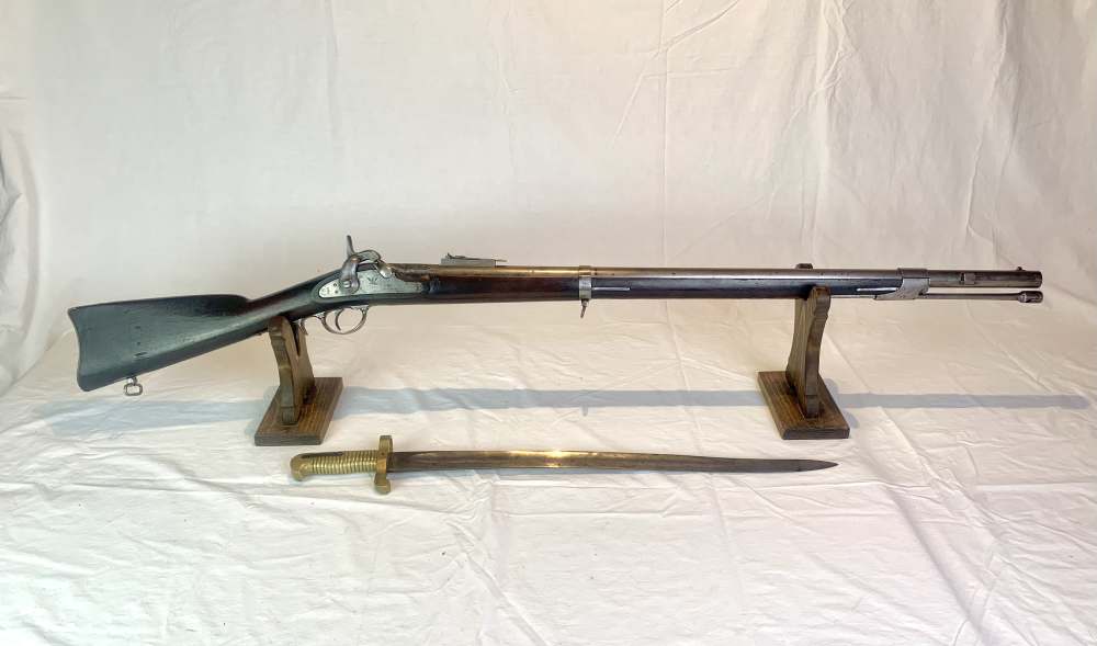U.S. Navy Model 1861 Whitney Whitneyville “Plymouth” Rifle w/Bayonet-img-0