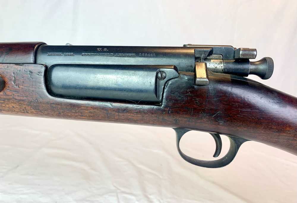 Antique Springfield Model 1898 Krag Jorgensen Carbine-img-29