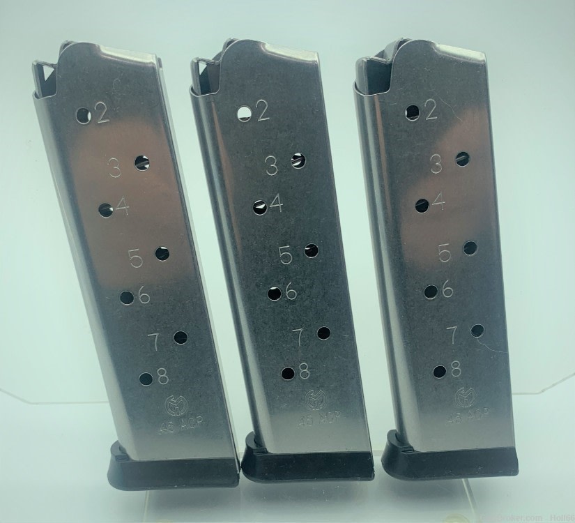 Pack of 3 1911 METALFORM 45.746 FULL-SIZE MAGAZINE .45 ACP AUTO 8 Round SS-img-5