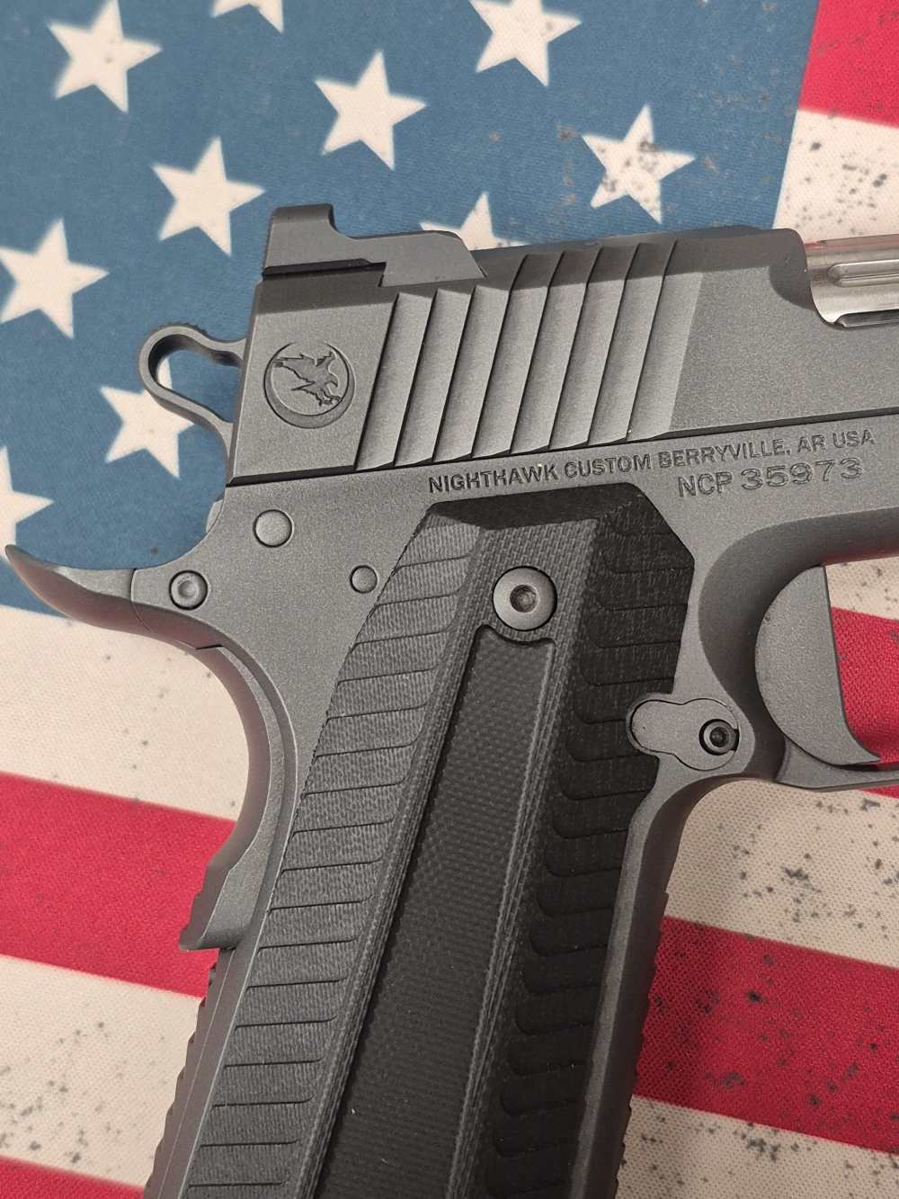PENNY! LNIB NIGHTHAWK CUSTOM AGENT 2 COMMANDER 4.25 45ACP BAG PAPERS TARGET-img-10