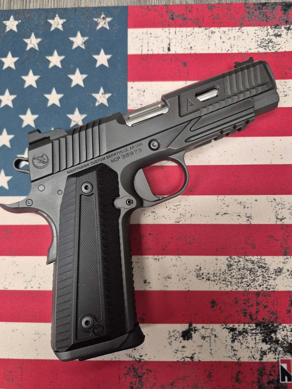 PENNY! LNIB NIGHTHAWK CUSTOM AGENT 2 COMMANDER 4.25 45ACP BAG PAPERS TARGET-img-1