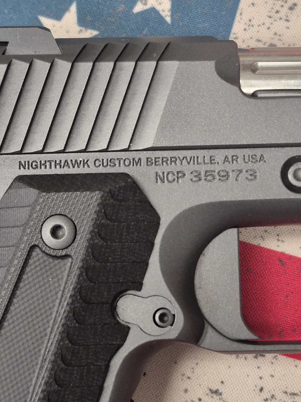 PENNY! LNIB NIGHTHAWK CUSTOM AGENT 2 COMMANDER 4.25 45ACP BAG PAPERS TARGET-img-4