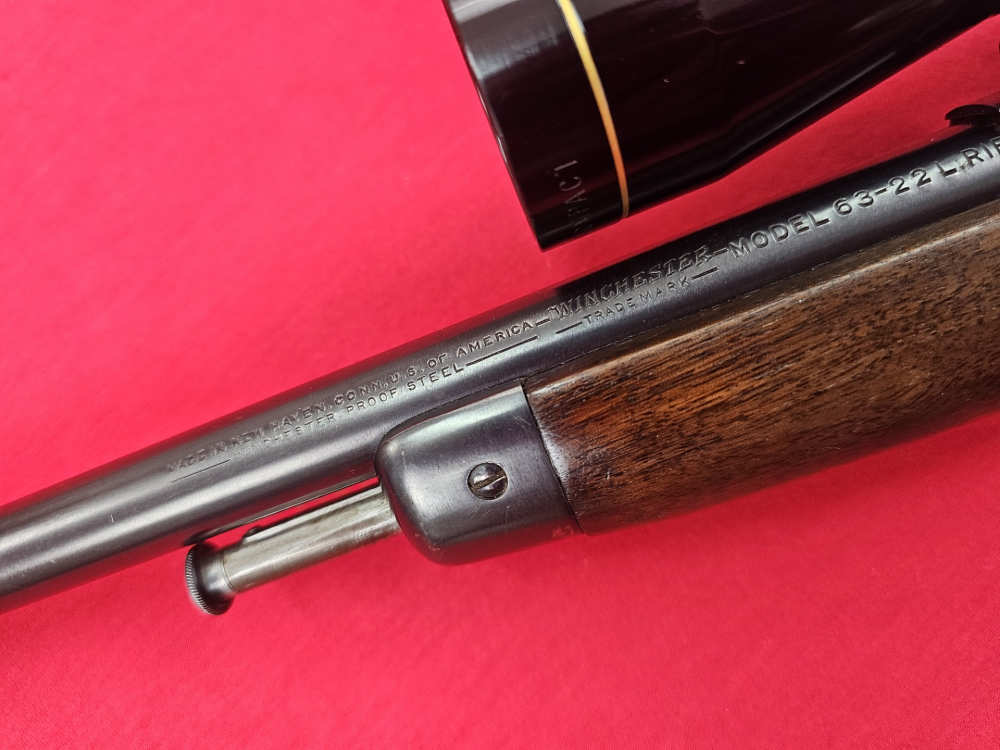 Winchester Model 63 .22 LR Tubular Magazine with Leupold-img-8