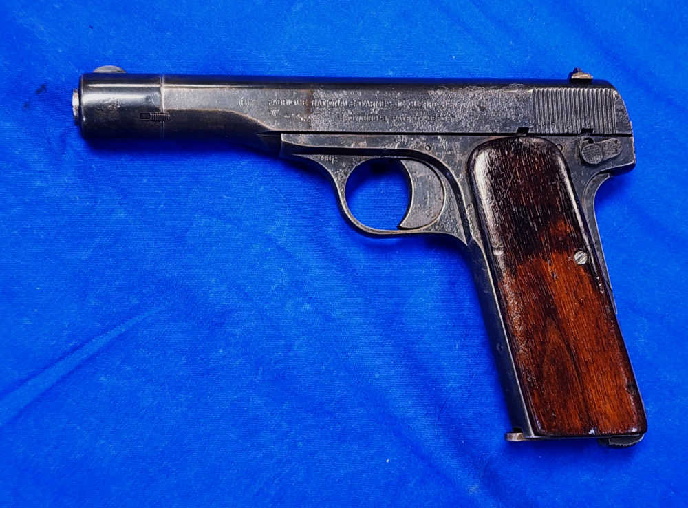 FN BROWNING 1922 .380 ACP WWII GERMAN OCCUPATION PISTOLE 641(b), C&R OK!-img-1