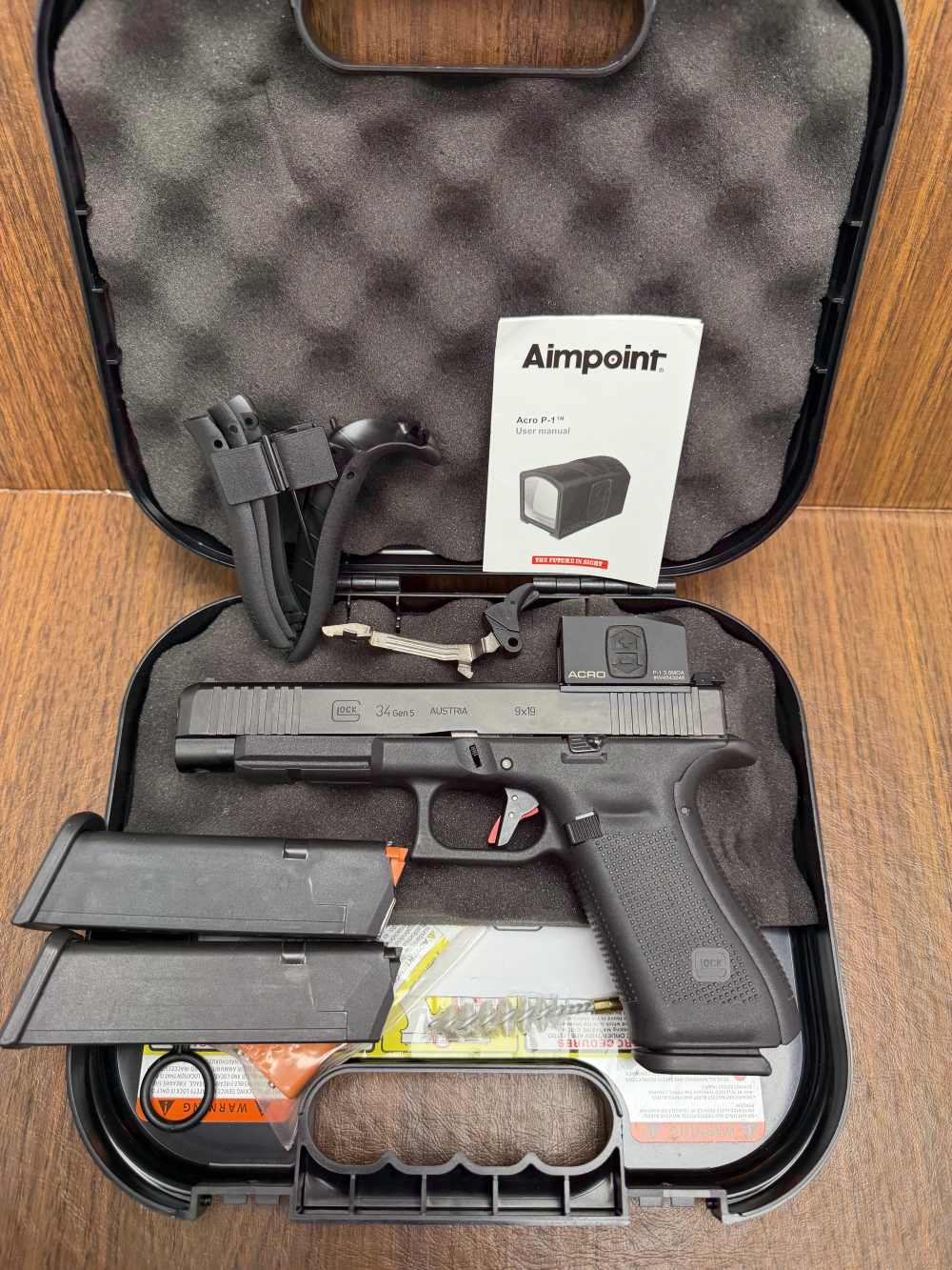 Glock G34 Gen5 MOS Gen34 9mm Long slide Acro Timney-img-4