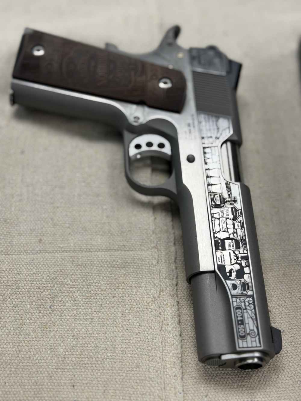 LIMITED EDITION Springfield Garrison 1911 .45acp Kentucky Bourbon -img-3