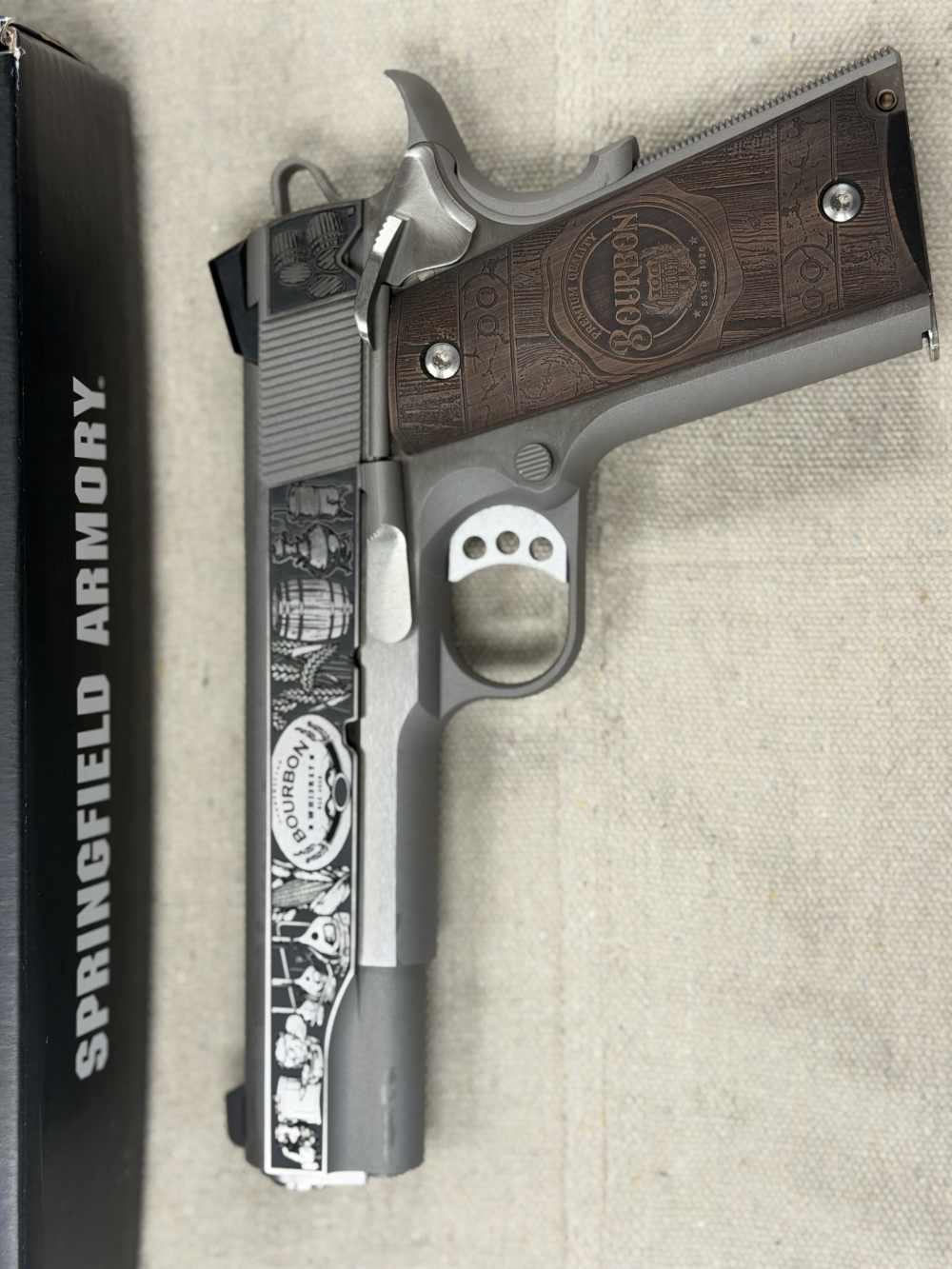 LIMITED EDITION Springfield Garrison 1911 .45acp Kentucky Bourbon -img-7