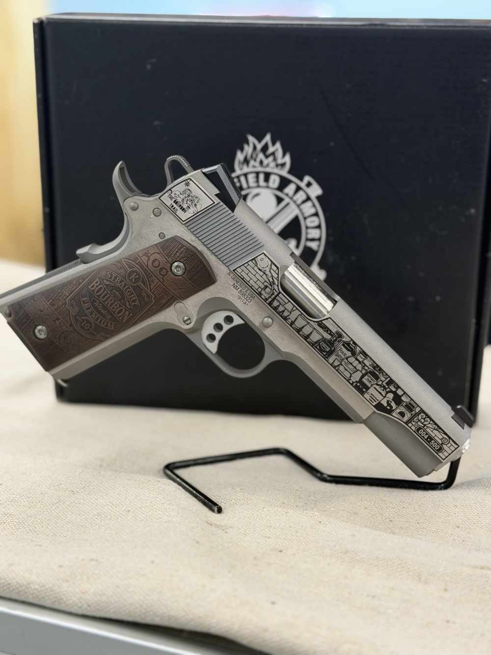 LIMITED EDITION Springfield Garrison 1911 .45acp Kentucky Bourbon -img-0