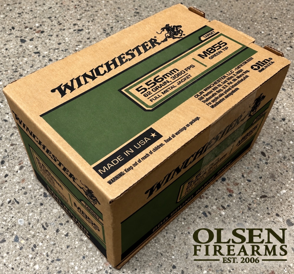 Winchester M855 5.56 62GR FMJ Green Tip 400RDS WM855200 USA 5.56-img-0