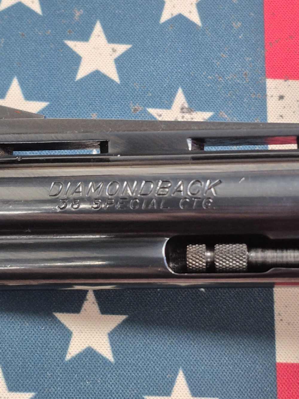PENNY! BEAUTIFUL 1978 COLT DIAMONDBACK 38 SPL 90% LIKE PYTHON HAND FITTED -img-3