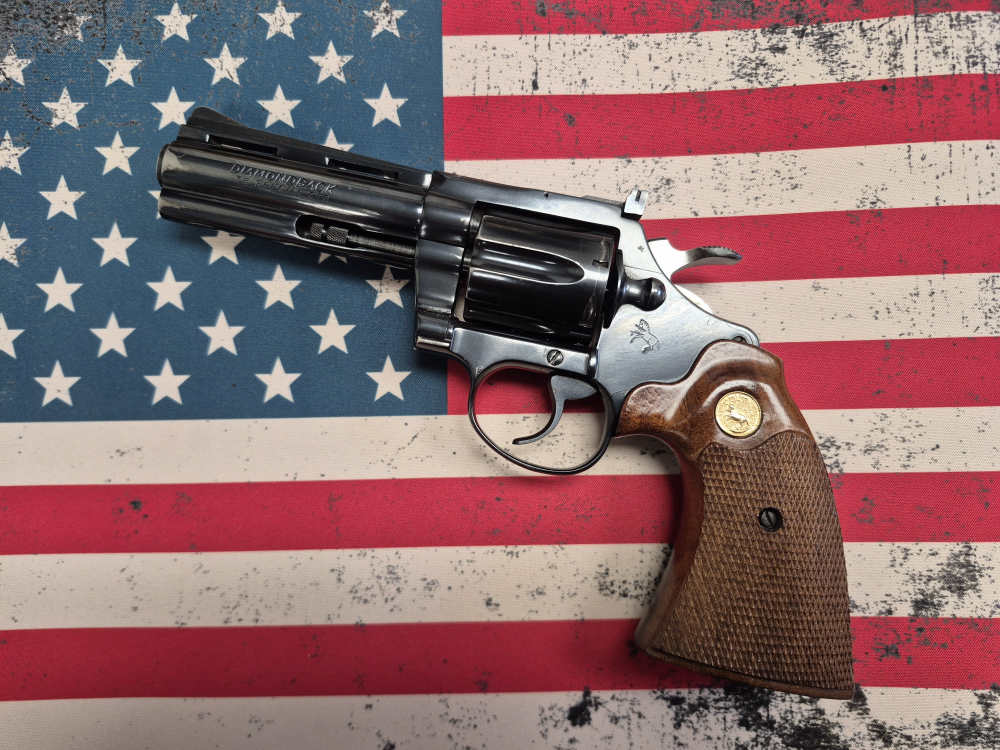 PENNY! BEAUTIFUL 1978 COLT DIAMONDBACK 38 SPL 90% LIKE PYTHON HAND FITTED -img-1