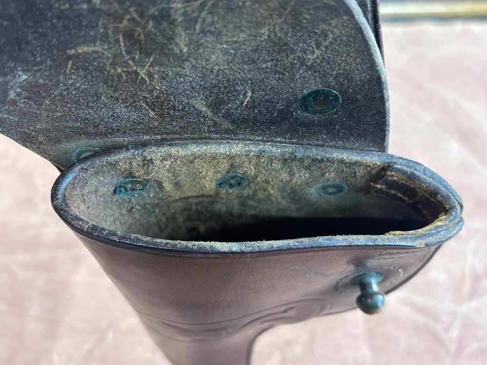 Colt 1892/ 1901 army holster, Rock island Arsenal 1909 minty condition -img-9