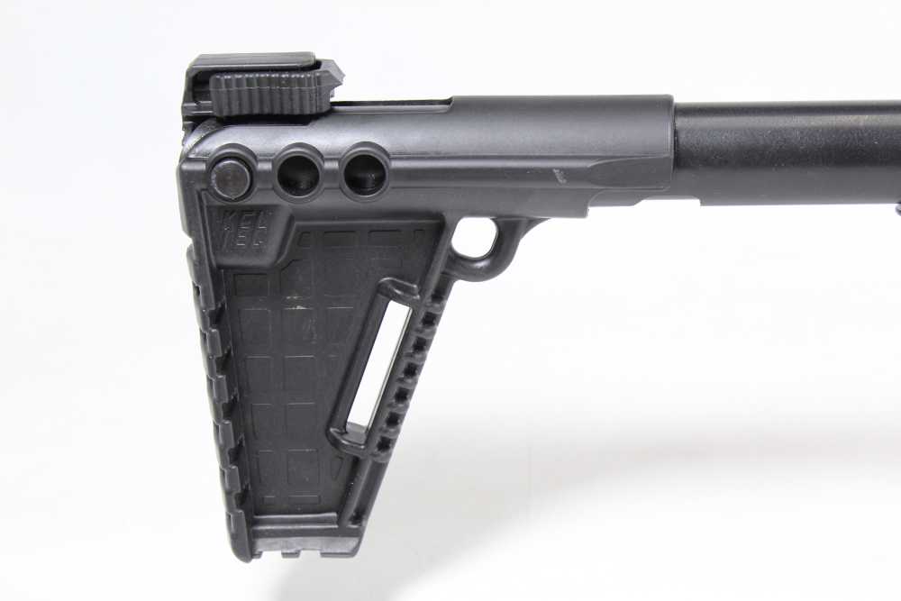 Kel Tec Sub 2000 2K 9mm Glock 17 Magazine Well Folding Carbine Matte Black-img-3