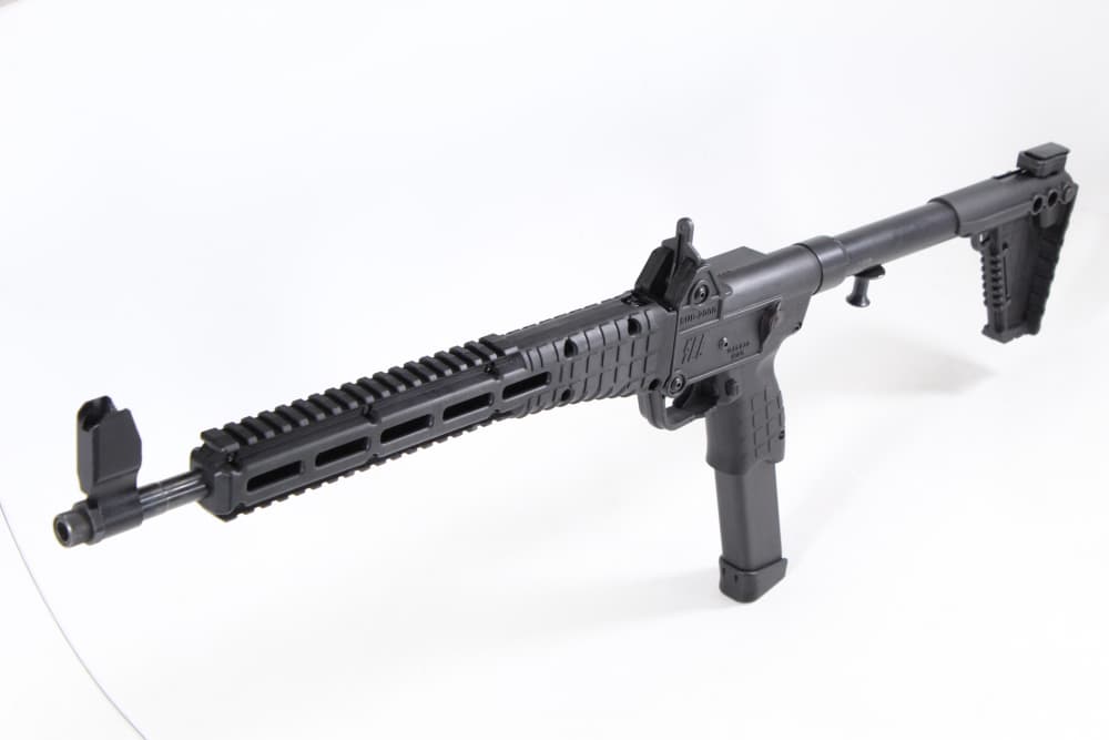 Kel Tec Sub 2000 2K 9mm Glock 17 Magazine Well Folding Carbine Matte Black-img-0