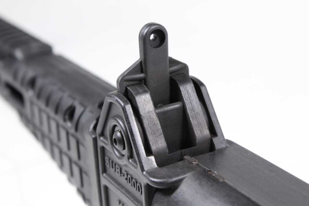 Kel Tec Sub 2000 2K 9mm Glock 17 Magazine Well Folding Carbine Matte Black-img-22