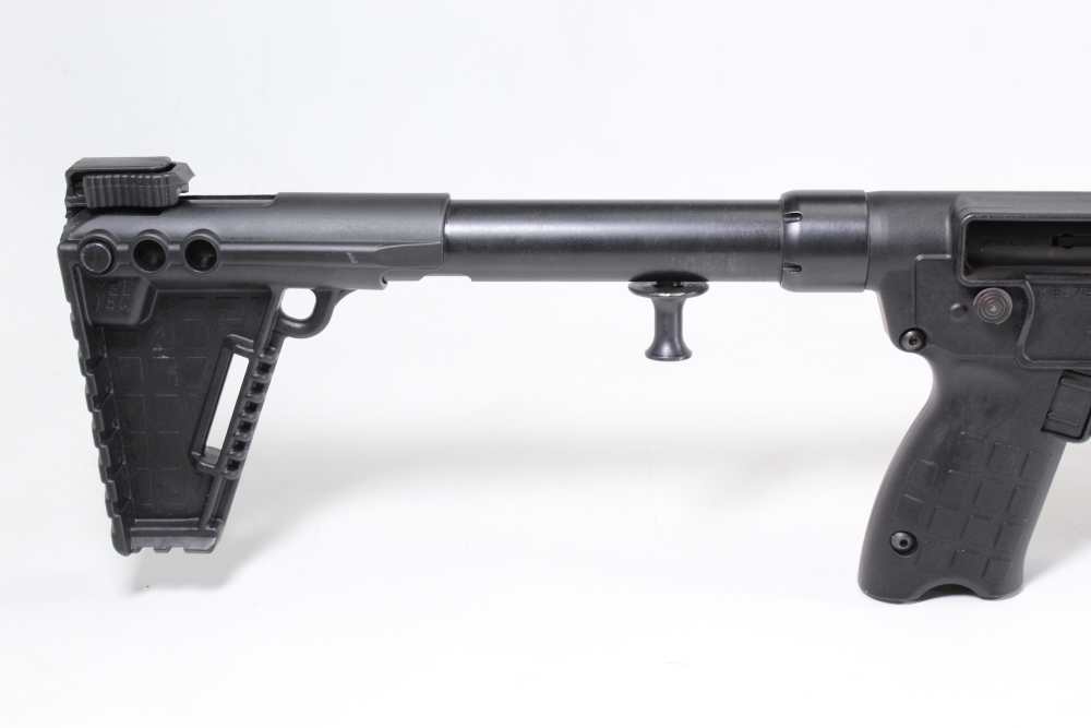 Kel Tec Sub 2000 2K 9mm Glock 17 Magazine Well Folding Carbine Matte Black-img-4