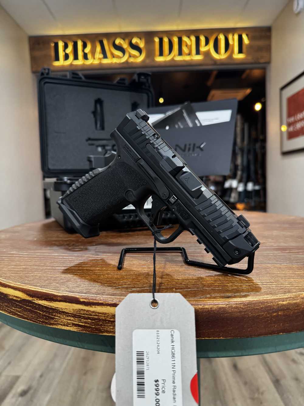 CANIK PRIME RADIAN 9MM Black Compensated Barrel-img-5