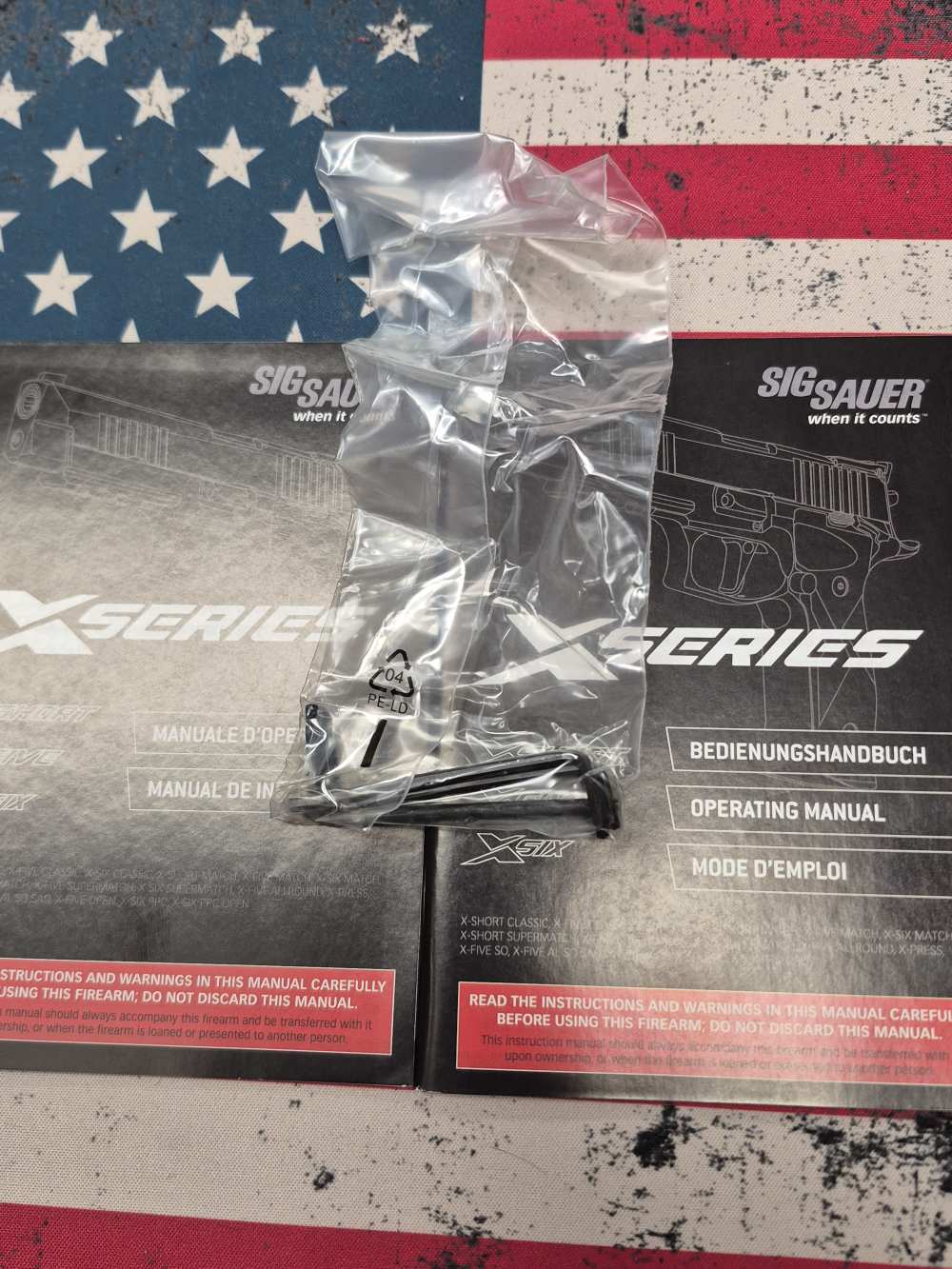 PENNY! BEAUTIFUL LNIB SIG SAUER P226 X-FIVE RACE GUN GERMAN FRAME BOX PAPER-img-45