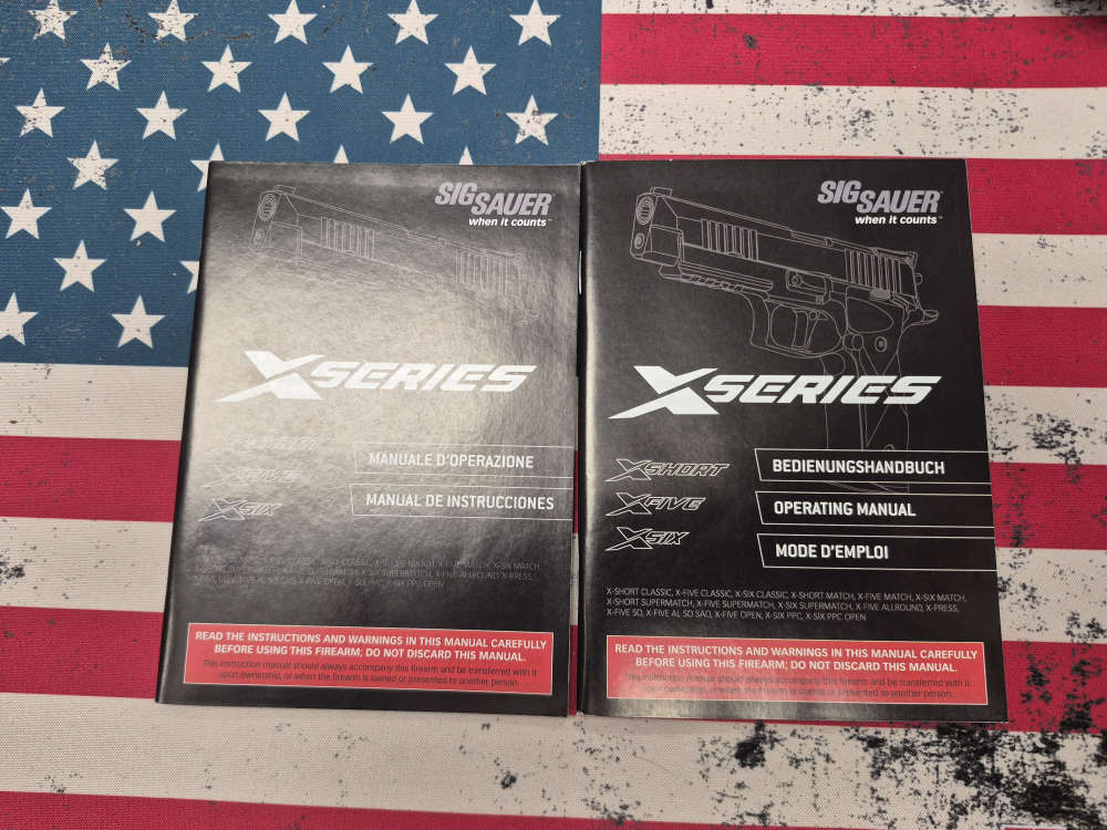 PENNY! BEAUTIFUL LNIB SIG SAUER P226 X-FIVE RACE GUN GERMAN FRAME BOX PAPER-img-41