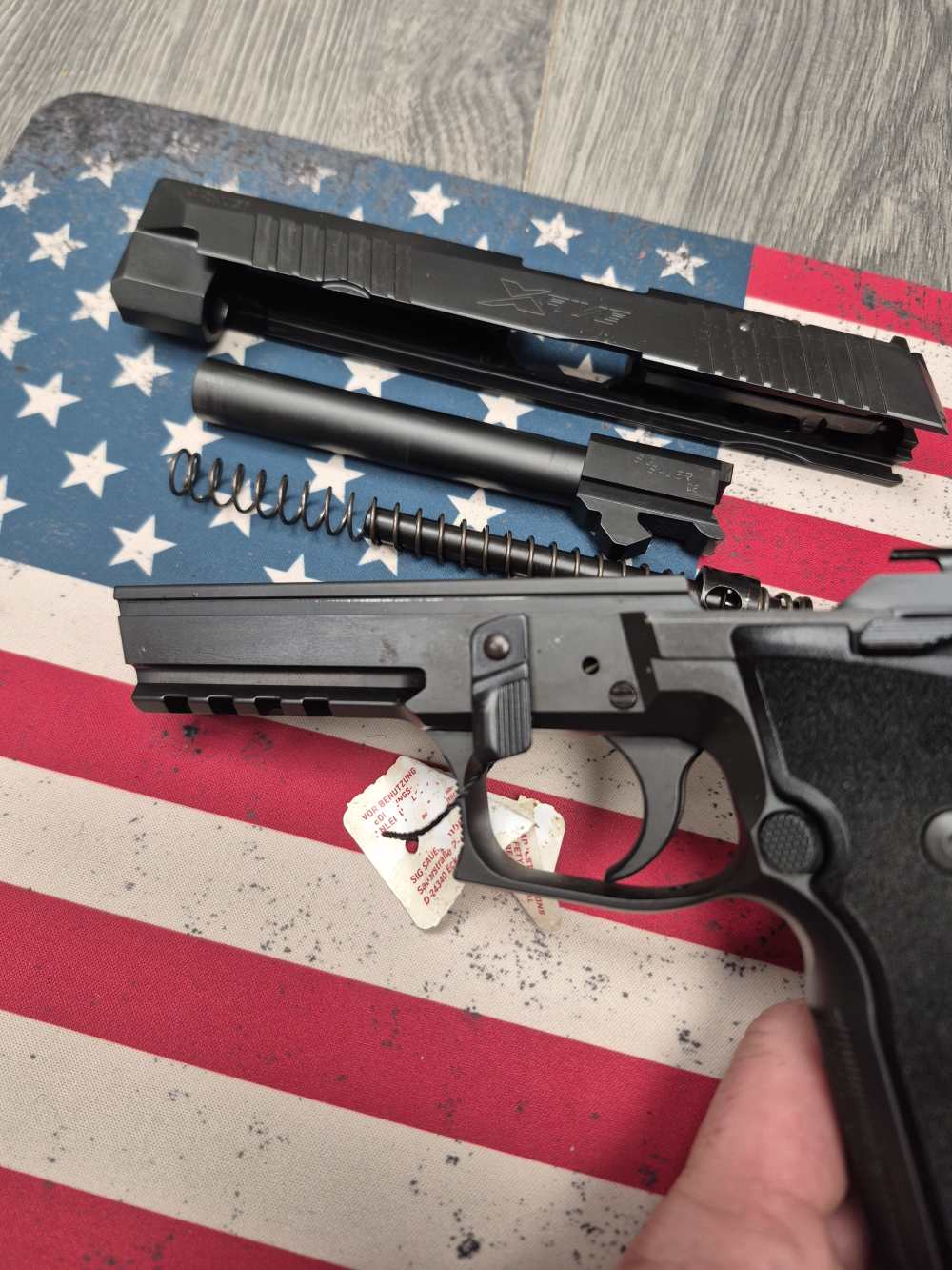 PENNY! BEAUTIFUL LNIB SIG SAUER P226 X-FIVE RACE GUN GERMAN FRAME BOX PAPER-img-21