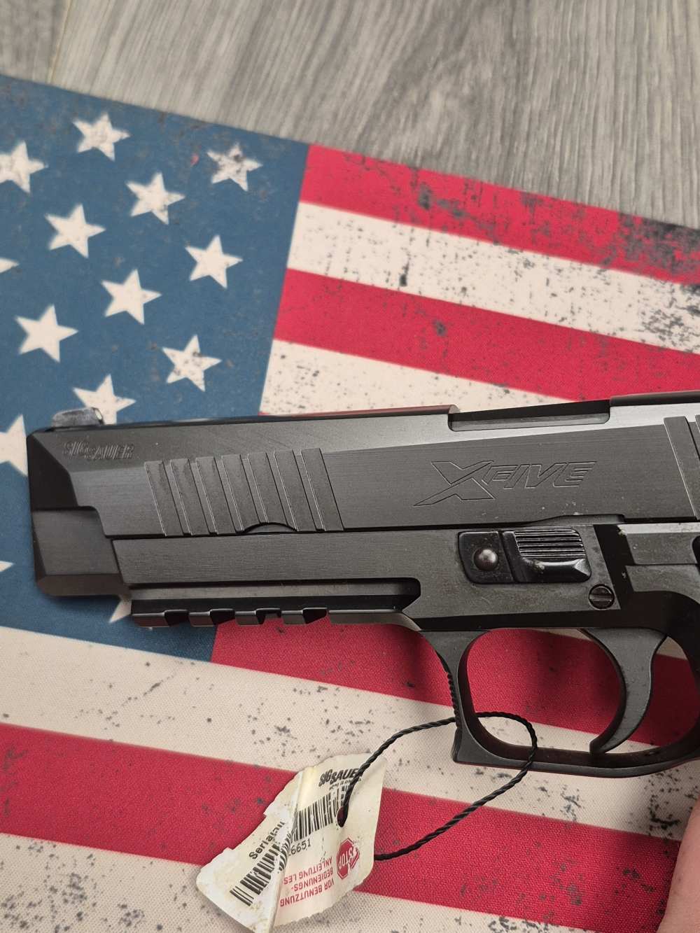 PENNY! BEAUTIFUL LNIB SIG SAUER P226 X-FIVE RACE GUN GERMAN FRAME BOX PAPER-img-10