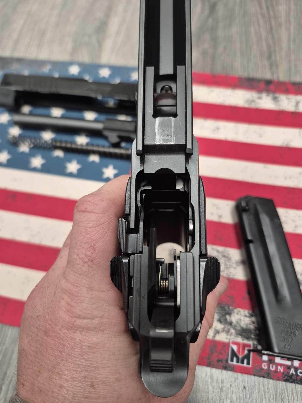 PENNY! BEAUTIFUL LNIB SIG SAUER P226 X-FIVE RACE GUN GERMAN FRAME BOX PAPER-img-23