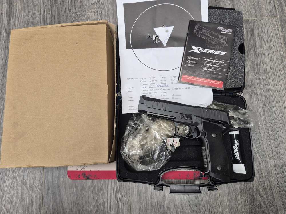 PENNY! BEAUTIFUL LNIB SIG SAUER P226 X-FIVE RACE GUN GERMAN FRAME BOX PAPER-img-0