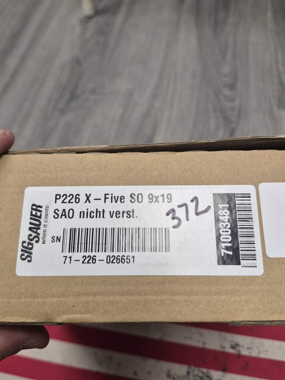 PENNY! BEAUTIFUL LNIB SIG SAUER P226 X-FIVE RACE GUN GERMAN FRAME BOX PAPER-img-47