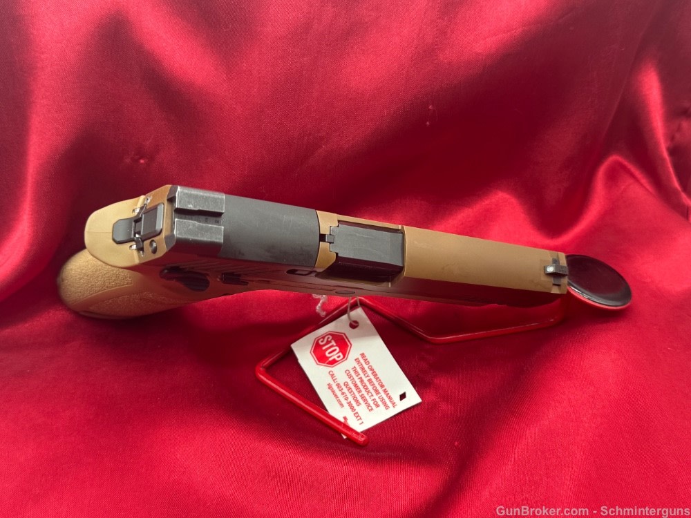 Sig Sauer M17 9mm Coyote Tan P320 Siglite  Optic Cut -img-5