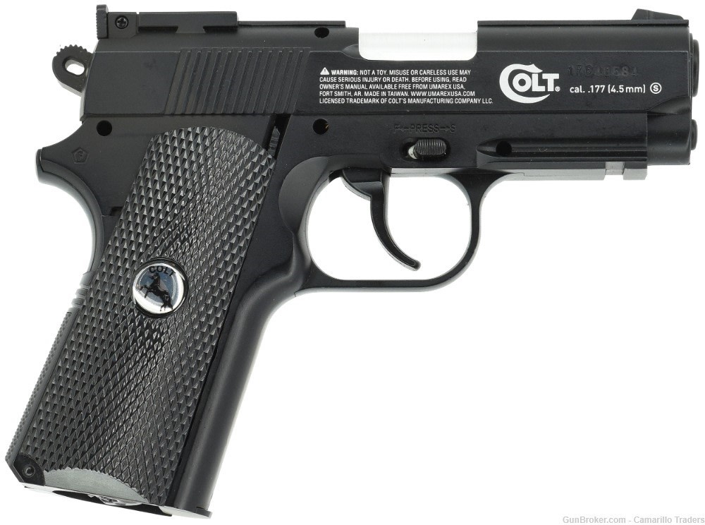 Licensed Colt Defender 1911 CO2 .177 BB Pistol -img-3