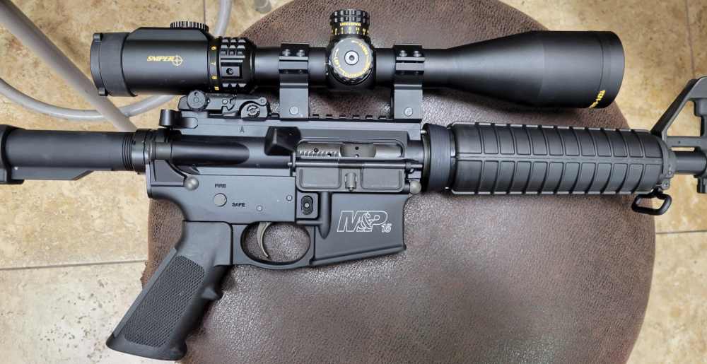 Smith&Wesson M&P 15 5.56 AR 15 Rifle W/Texas Precision Optics Scope-img-5