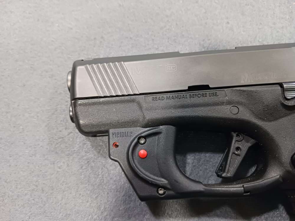 MOSSBERG MC1 9MM 1-MAG HOLSTER VIRIDIAN LASER SEMI AUTO PISTOL USED-img-4