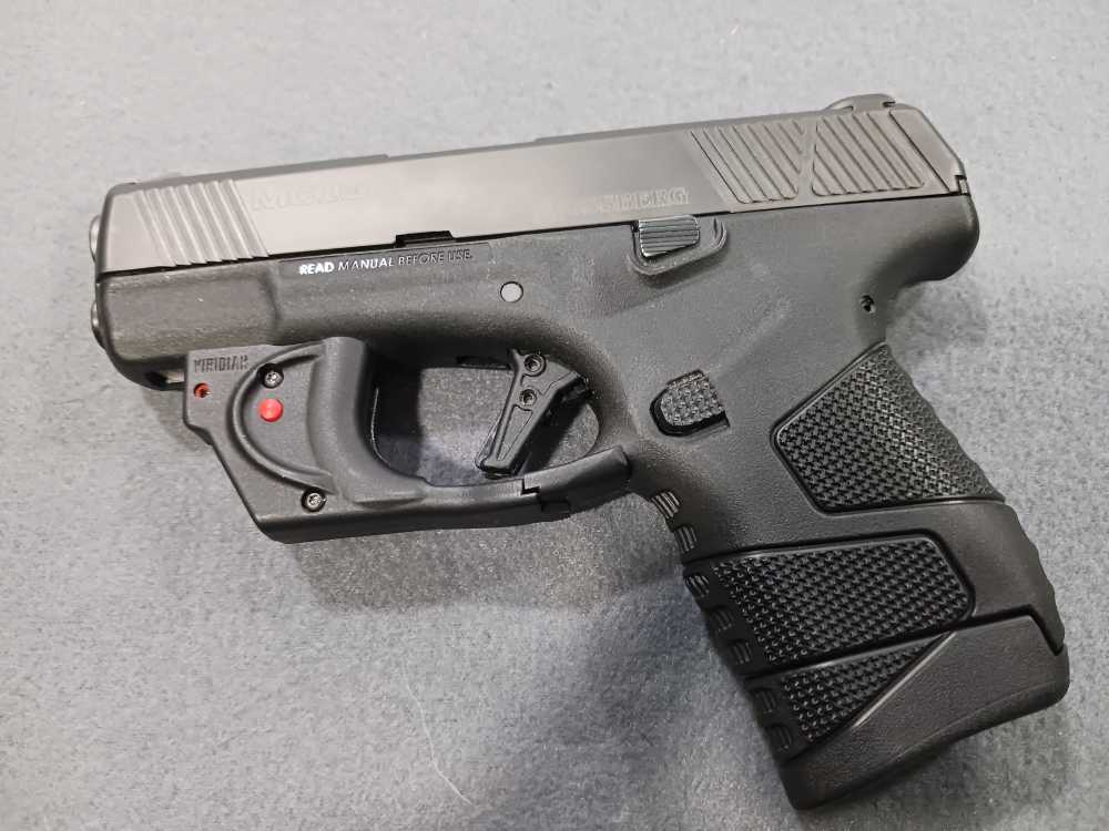 MOSSBERG MC1 9MM 1-MAG HOLSTER VIRIDIAN LASER SEMI AUTO PISTOL USED-img-3