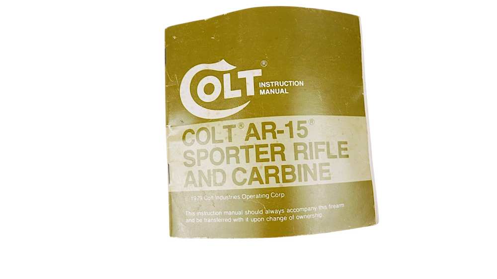 1981 COLT SP1 AR-15 EXCELLENT CONDITION 20" BARREL 5.56 NATO WITH MANUAL-img-50