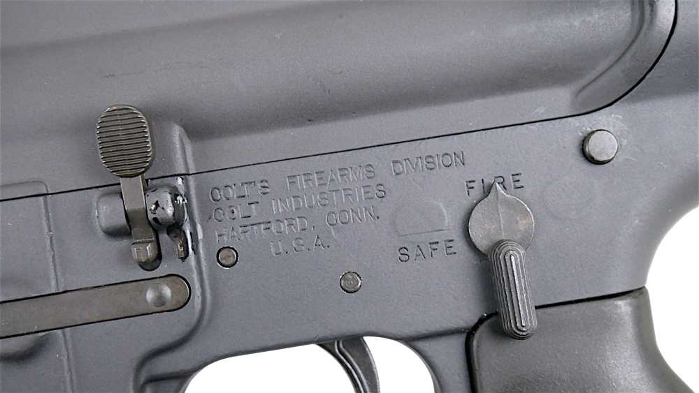 1981 COLT SP1 AR-15 EXCELLENT CONDITION 20" BARREL 5.56 NATO WITH MANUAL-img-2