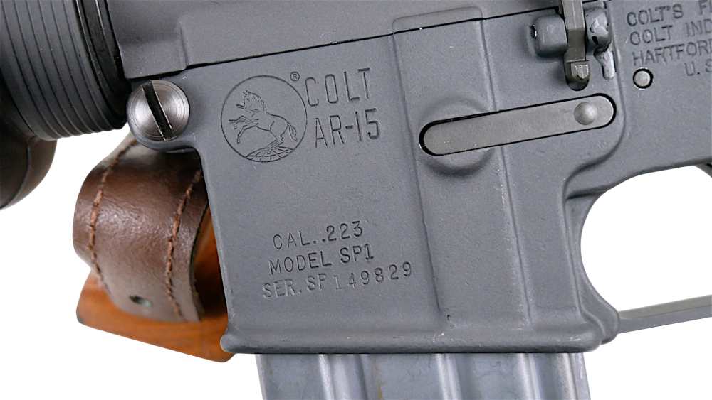 1981 COLT SP1 AR-15 EXCELLENT CONDITION 20" BARREL 5.56 NATO WITH MANUAL-img-3