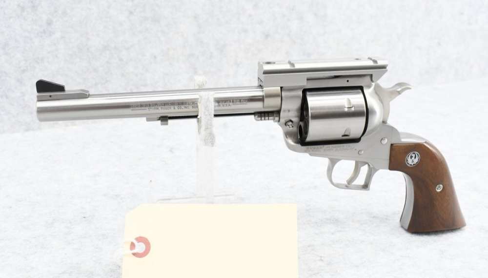 Ruger New Model Super Blackhawk .44 Mag 7.5" Stainless Unfluted Rail Excell-img-1