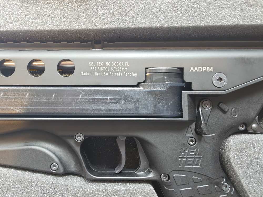 Kel-Tec P50 5.7x28mm 10" Threaded 2x50RD Hard Case Like New-img-6