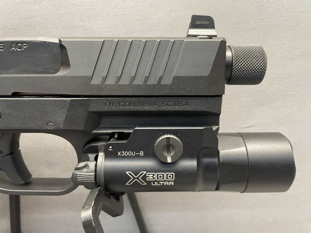 FN 545 Tactical 45ACP | 4.6" Barrel | Holosun Surefire | Factory Bag/Manual-img-4