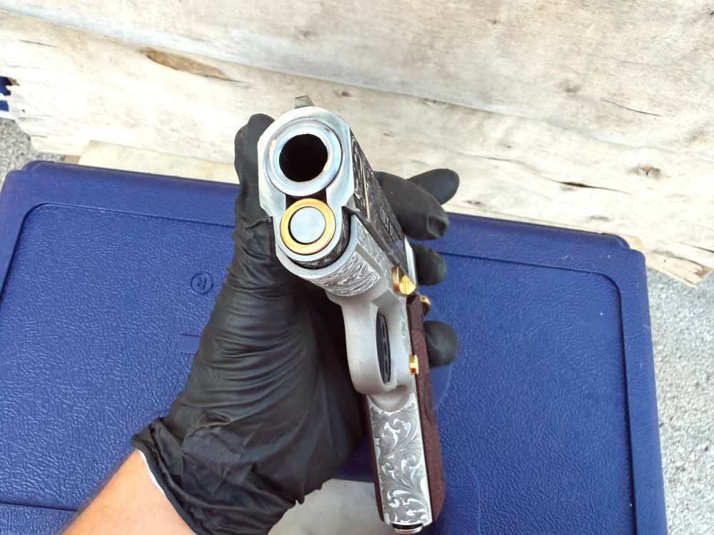 Colt Defender FULLY ENGRAVED Stainless Steel high polished!-img-22